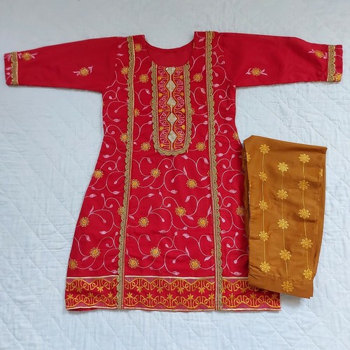 New girls embroidered lawn - new,