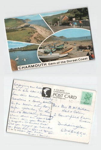 Postcard charmouth gem of - postcard,