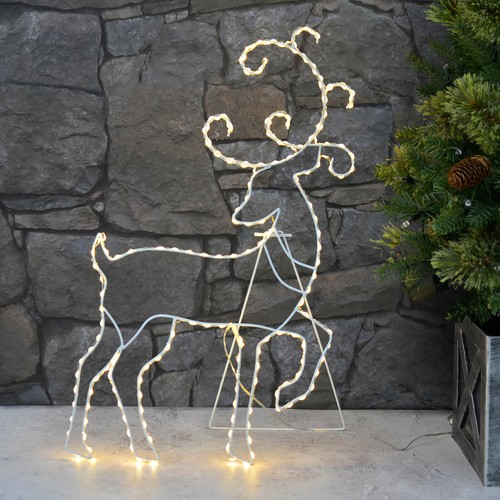 Led reindeer silhouette - led,