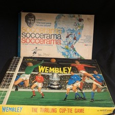 Vintage Soccerama Board Game Football Manager Alan Ball 1969 + Wembley Game