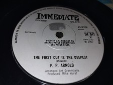 P.P. ARNOLD - THE FIRST CUT IS THE DEEPEST - IMMEDIATE -  IM 047 - UK - 1967