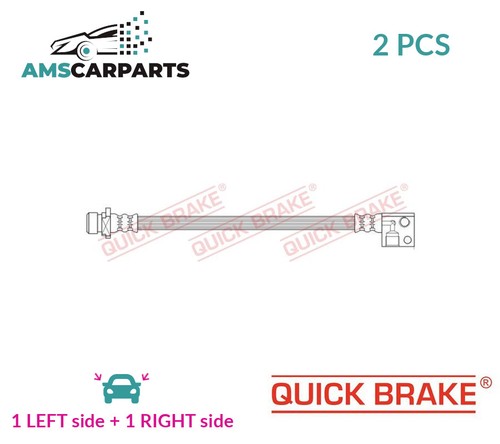 Brake hose line - hose, rear