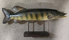 Vintage Pike Fish Display 