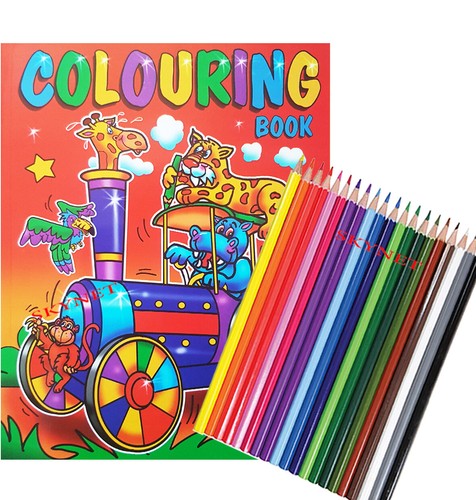 Jumbo childrens colouring - jumbo, a4