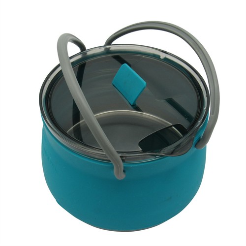 Collapsible camping saucepan - camping,