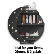 Moon shelf crystal - shelf,,