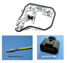 NEW GENUINE AUDI A4 B7 ESTATE N/S LEFT REAR OUTER LIGHT BULB HOLDER REPAIR KIT