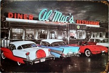 Al Mac's Diner metal plaque