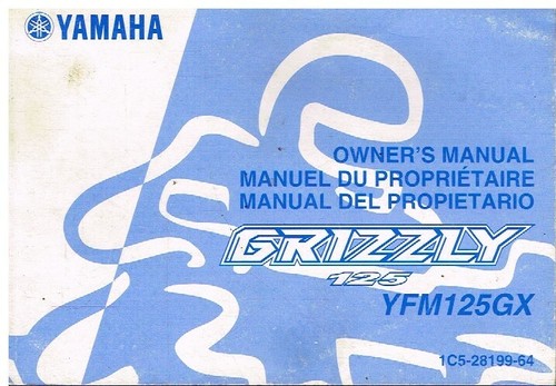 Yamaha yfm125gx grizzly 125 - yamaha,