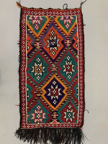 Small vintage turkish - turkish, kilim
