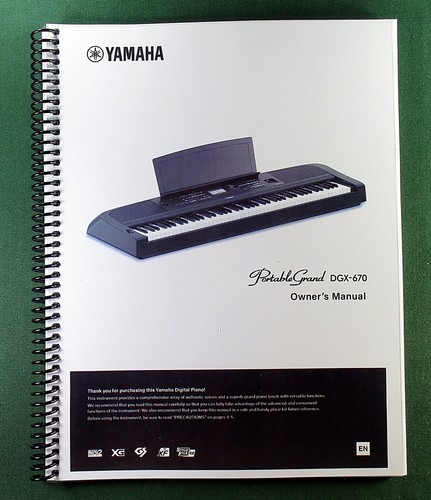 Yamaha dgx 670 - dgx-670, instruction