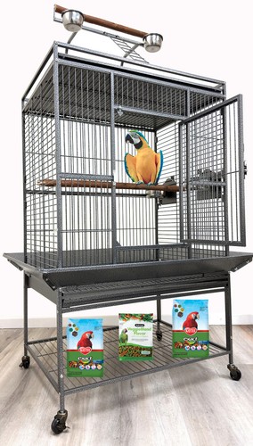 Large parrot bird - cage, for