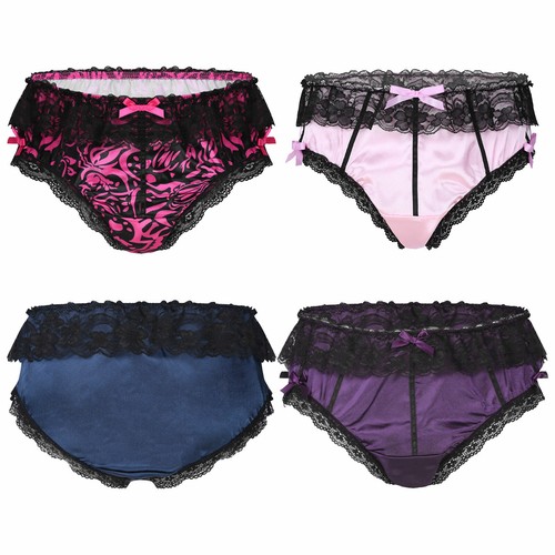 Men sissy underwear ruffle - men's,