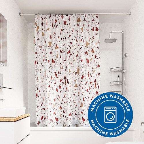 Croydex shower curtain pink - croydex,
