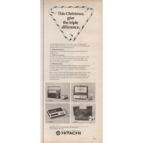 Hitachi christmas electronics - hitachi,