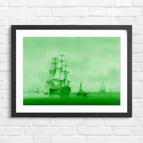 Grand vintage sailing ship - sailing,