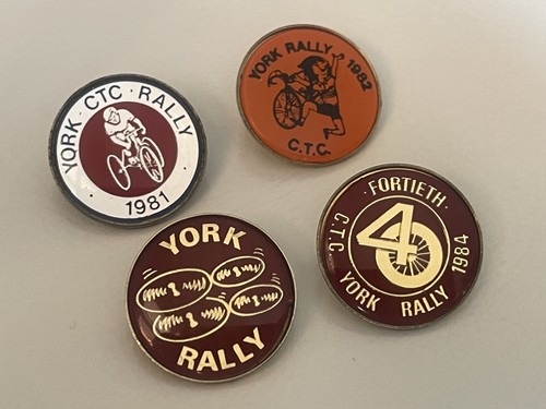 York rally badges ctc - ctc, 1981,
