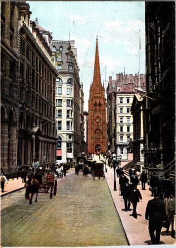 Wall street trinity church - street,
