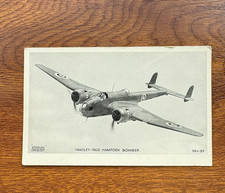 Vintage Postcard – Handley Page Hampden Bomber – Collectable WW2 Plane