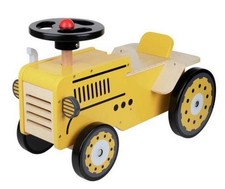 Chad Valley Wooden Ride On Tractor