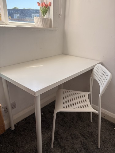 Ikea white computer desk - ikea,