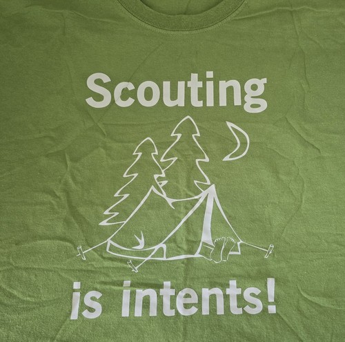 Scout humourous lime green