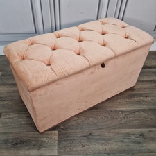 Vintage Blanket Box Ottoman
