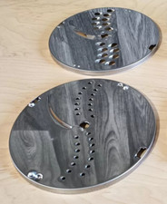 2 x Braun Multipractic food processor discs Slicer Grater Blade 4258 4259 61 62