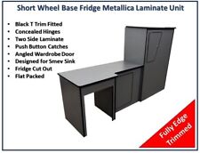 Transit Custom Campervan Camper Kitchen Furniture Unit pod Metallica Fridge SWB
