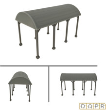 DAPR - N Gauge Model Railway Scenery Building  Kit - Dutch Barn