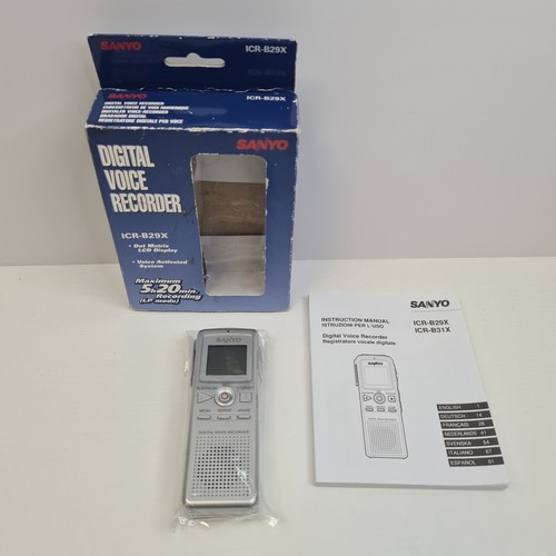 Sanyo icr b29x digital voice - sanyo,