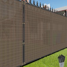Brown 12FT Fence Privacy