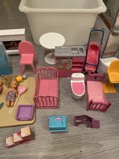 Barbie Dream house and baby born accessories