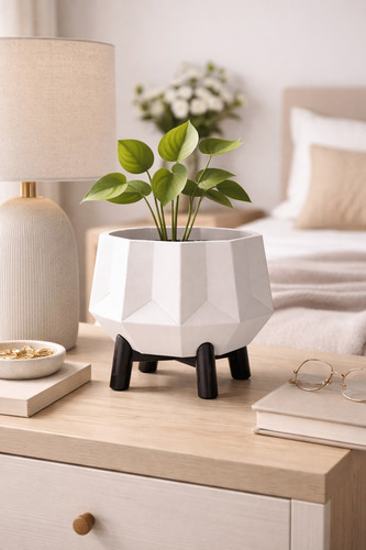 Geometric gem planter - geometric,