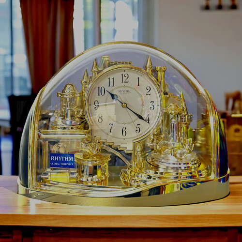 Rhythm mantel clock enchanted - mantel,