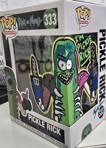 Custom pickle rick - funko, pop