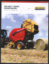 New Holland Pro-Belt Series Round Balers Brochure Leaflet