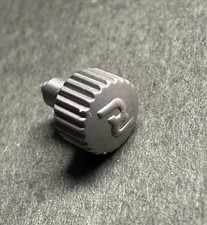 Genuine NOS Titanium Porsche Design Screw Down Crown And Tube 6 X 4 X 0.9mm