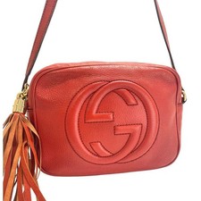 GUCCI Soho Shoulder Bag Red