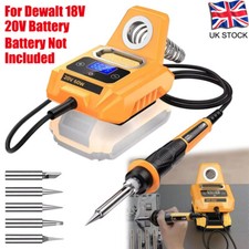 Welding Tool Soldering Iron Station Portable Cordless For Dewalt 18V/20V Battery