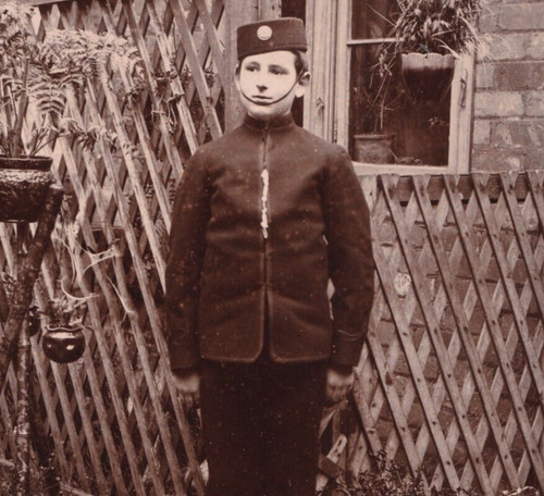 Cabinet card photo - photo, boys