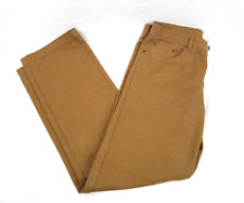 Maine Mens Brown Casual Jeans Trousers 32R 32-81cm 5 Coin Pocket Cotton
