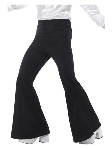 Flared trousers mens black - mens,,