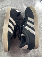 Black and white Adidas gazelle