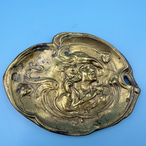 Antique art nouveau lady - antique,