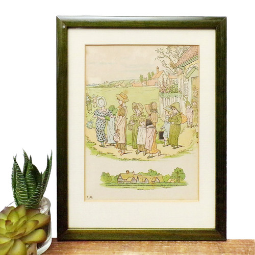 Kate greenaway print victorian - kate,
