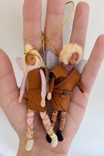 Handmade felting fairy fae - handmade,