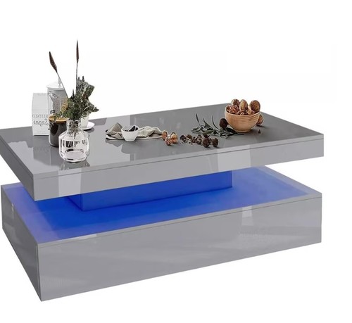 Modern high gloss led coffee - high,