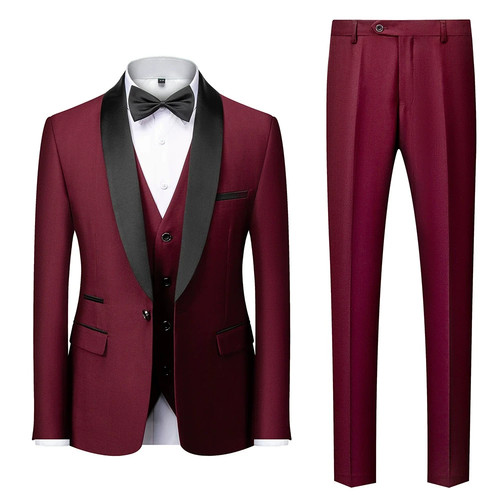 Men three piece tuxedo - men's,