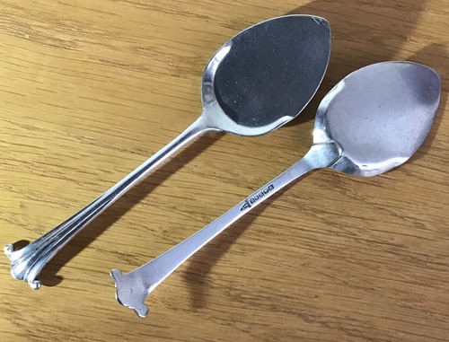 Two vintage silver plate - vintage,